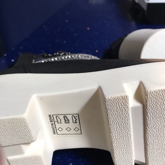 Never worn black and white high style booties - Picture 7 of 9